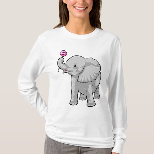 Elephant Lollipop T-shirt (Voorkant)