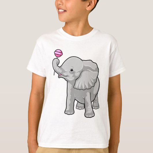 Elephant Lollipop T-shirt (Voorkant)