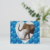 Elephant Love Briefkaart (Staand voorkant)