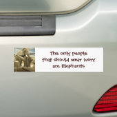 Elephant Love Bumpersticker (Op auto)