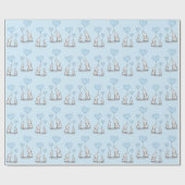 Elephant Love Design Cadeaupapier (Vlak)