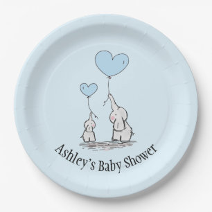 Elephant Love Design Papieren Bordje