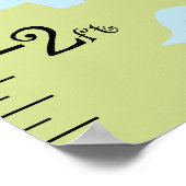 Elephant Love Growth Chart Keep at 8x44! Poster (Hoek)