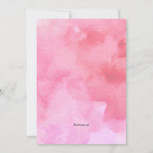 Elephant Love Invitation Kaart (Achterkant)