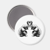 Elephant Love Magneet (Voorkant / Achterkant)