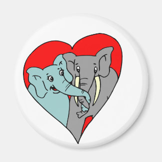 Elephant Love Magneet