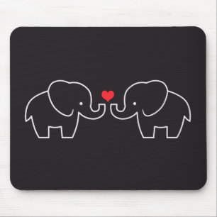 Elephant Love Mousepad Muismat