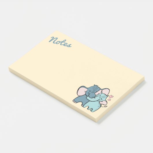 Elephant Love Post-It Notes (Schuin)