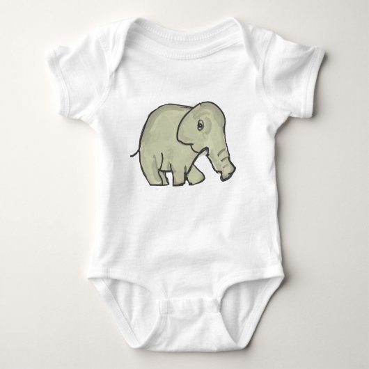 Elephant Love Romper (Voorkant)