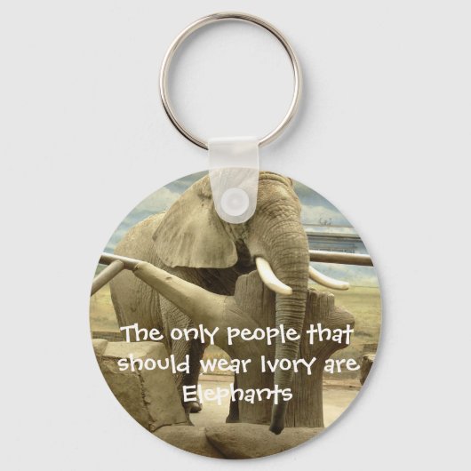 Elephant Love Sleutelhanger (Voorkant)