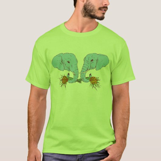 Elephant Love T-shirt (Voorkant)