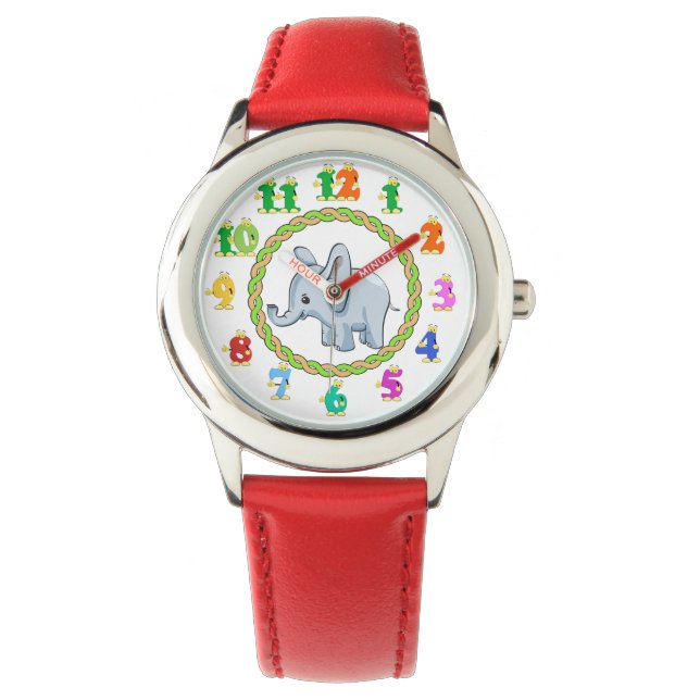 Elephant Lover Horloge (Voorkant)