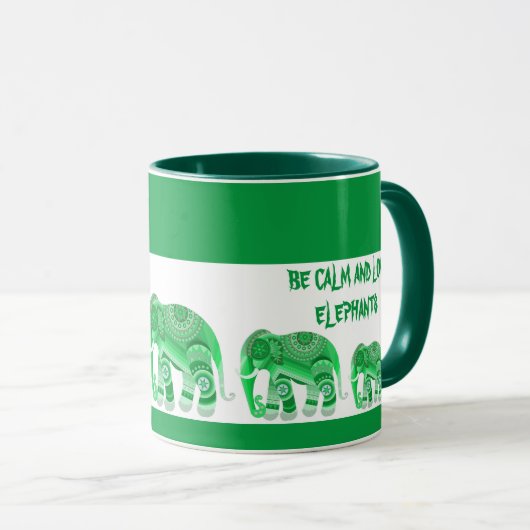 ELEPHANT LOVER MUG (Devant droit)