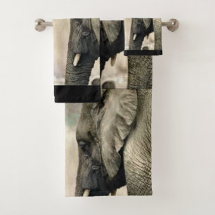 Elephant Lovers Bad Handdoek