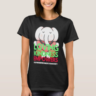 Elephant Loving Kindness Empowers Meditation Kindn T-shirt