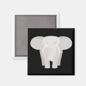 Elephant Magnet Magneet (Voorkant / Achterkant)