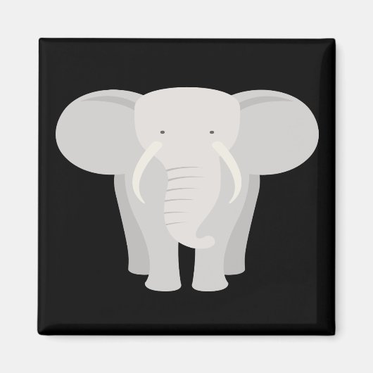 Elephant Magnet Magneet (Voorkant)