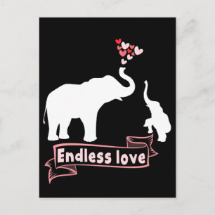 Elephant Mama Kinder Cute Mama Briefkaart