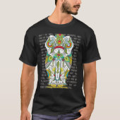 Elephant Mandala Loving Kindness Metta Wish Blessi T-shirt (Voorkant)