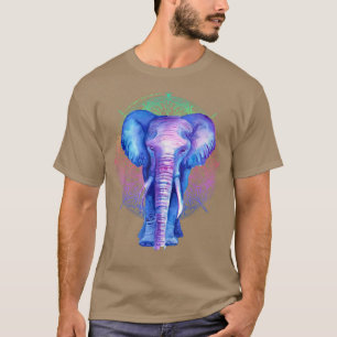 Elephant Mandala Mindfulness Compass Kindness M T-shirt