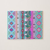 Elephant met Aztec Pattern Legpuzzel (Horizontaal)