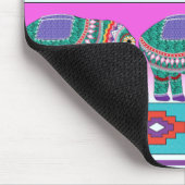 Elephant met Aztec Pattern Muismat (Hoek)