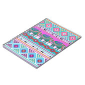 Elephant met Aztec Pattern Notitieboek (Linkerzijde)