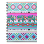 Elephant met Aztec Pattern Notitieboek (Voorkant)