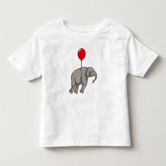 Elephant met ballon kinder shirts (Voorkant)
