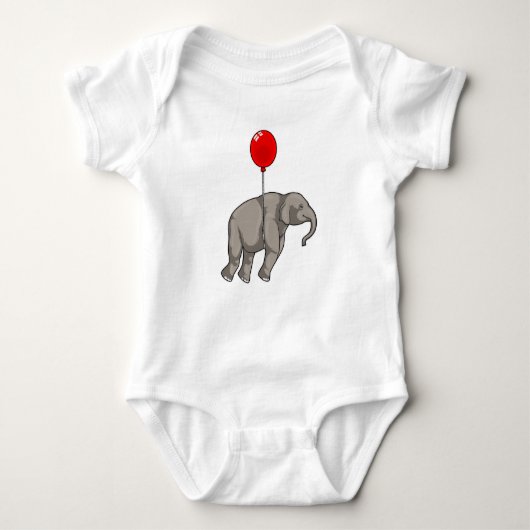 Elephant met ballon romper (Voorkant)