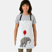 Elephant met ballon schort (Insitu)