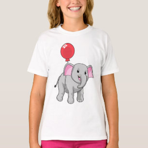 Elephant met ballon t-shirt