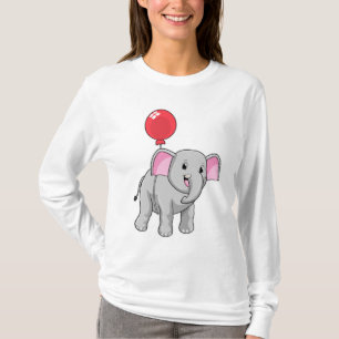 Elephant met ballon t-shirt