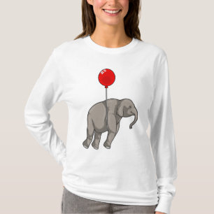 Elephant met ballon t-shirt