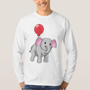 Elephant met ballon t-shirt