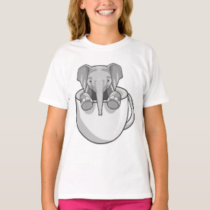 Elephant met Cup T-shirt