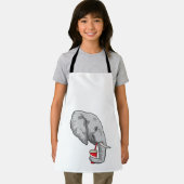 Elephant met Drink Schort (Insitu)