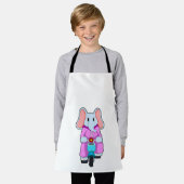 Elephant met fiets schort (Gedragen)