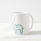 ELEPHANT met hart Koffiemok (Voorkant rechts)