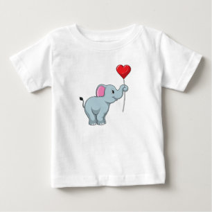 Elephant met hartballon