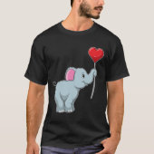 Elephant met hartballon t-shirt (Voorkant)