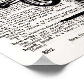 Elephant met Howdah Dictionary Art Poster (Hoek)