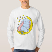 Elephant met maan en sterren t-shirt (Voorkant)