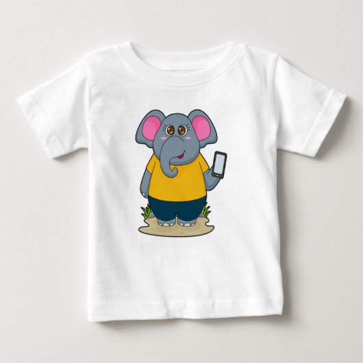 Elephant met Mobile (Voorkant)