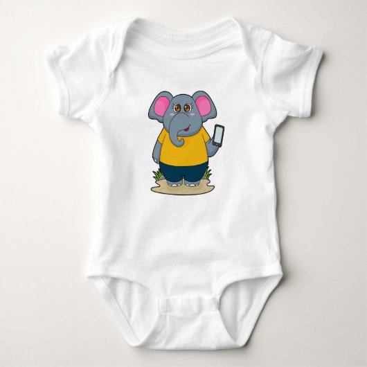 Elephant met Mobile Romper (Voorkant)