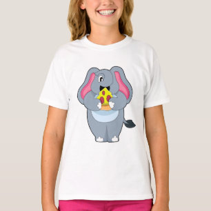 Elephant met Pizza T-shirt