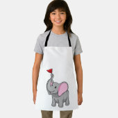 Elephant met vlag schort (Insitu)