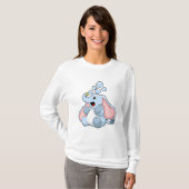 Elephant met waterbellen t-shirt (Voorkant volledig)