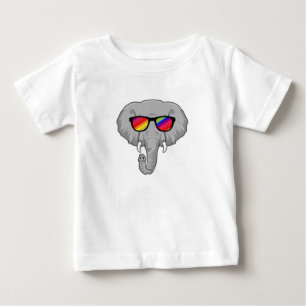 Elephant met zonnebril