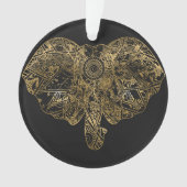 Eléphant mignon dessiné à la main Fleur de henné (devant)